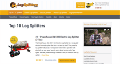 Desktop Screenshot of logsplitters.com
